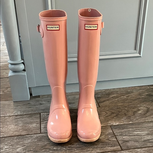 Hunter Shoes - Hunter Blush Tall Boots